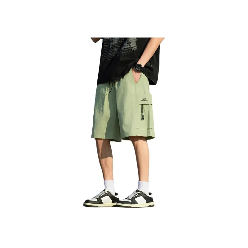 Warrior Huichao Riding The Wind Collection Cargo Shorts Unisex-0