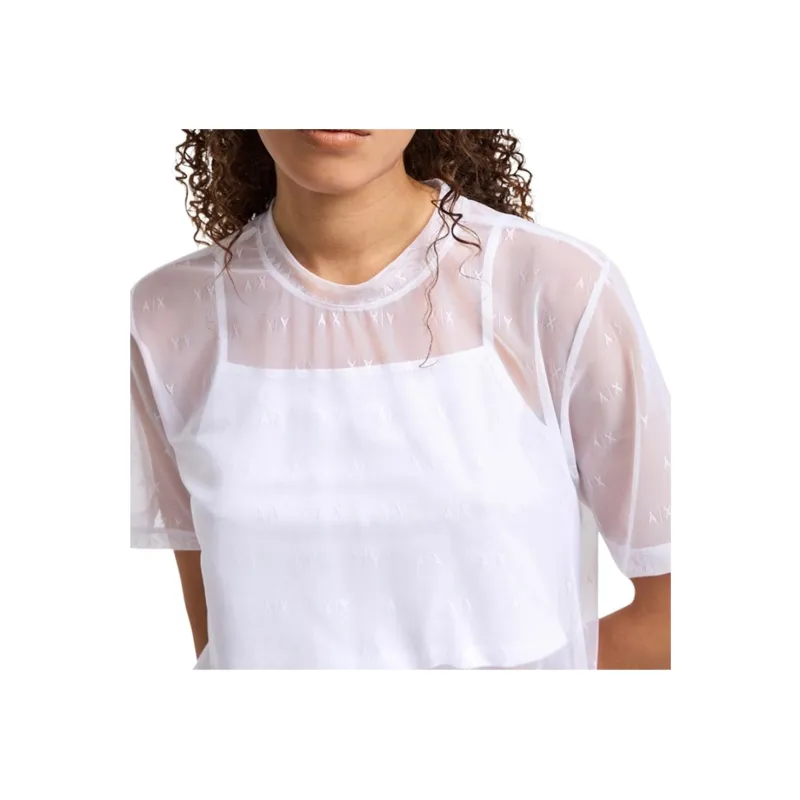 ARMANI EXCHANGEAE T Shirt Women's White-4