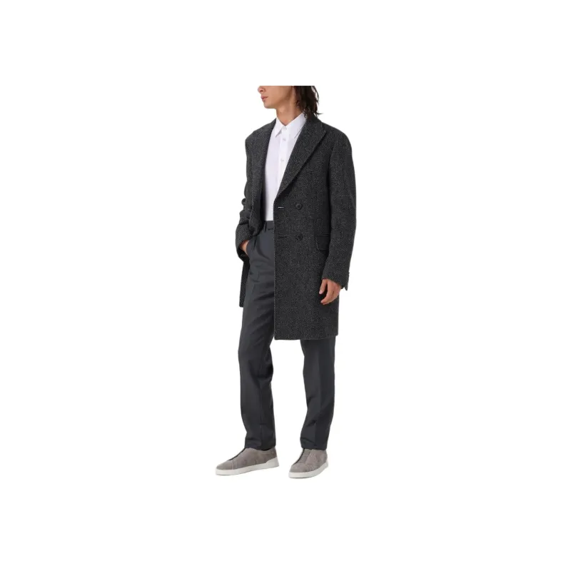 Ermenegildo Zegna Mini-check Coat-3