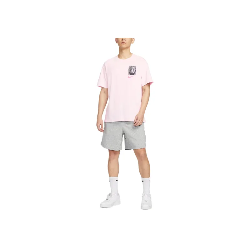 Nike T Shirts Men Foam Pink-2