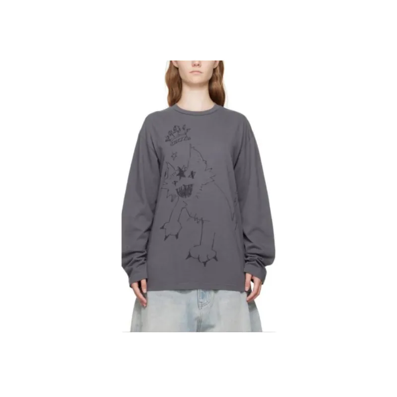 WE11DONE Monster Long Sleeve T shirt-0