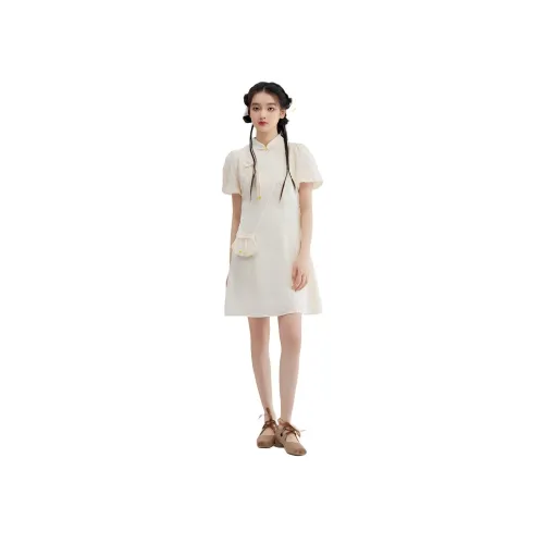 ZIHAN 앙겔리카 다우리카 여성 반팔 원피스