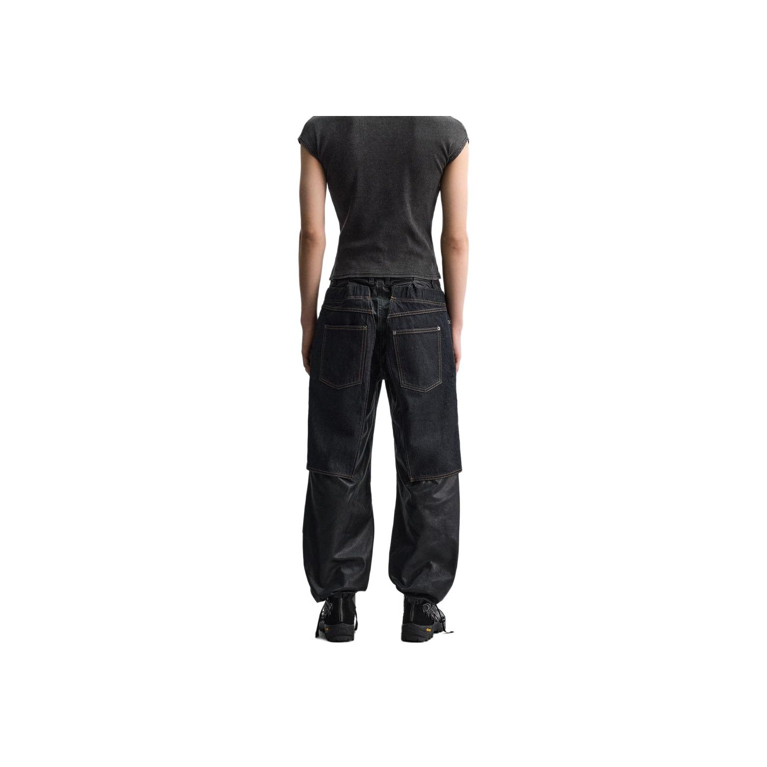 Andersson Bell X ZARA Jeans Men Black - POIZON