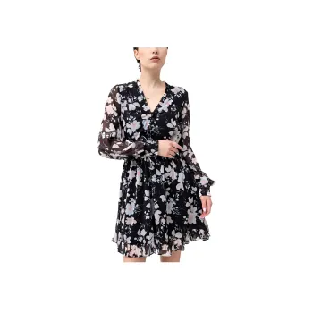 GUESS Long Sleeved Dress Women's Black