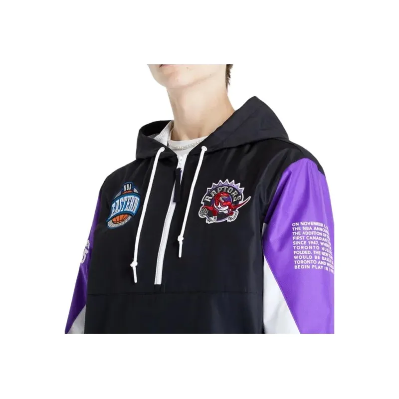 Mitchell Ness Jackets Unisex Black-4