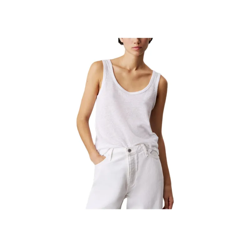 Calvin Klein Linen Tank Top-0