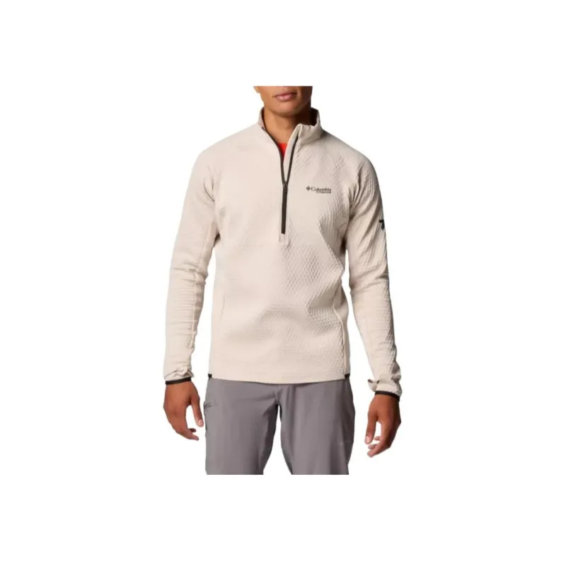 Columbia Crystal Leaf™ Omni Heat™ Heli Sweatshirt Men's Ecru-0