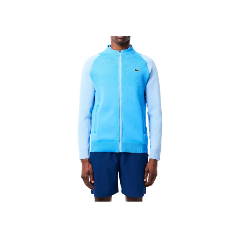 LACOSTE x DEYUEKEWEIQI LIANMINGKUAN Sweater Men's Blue-1