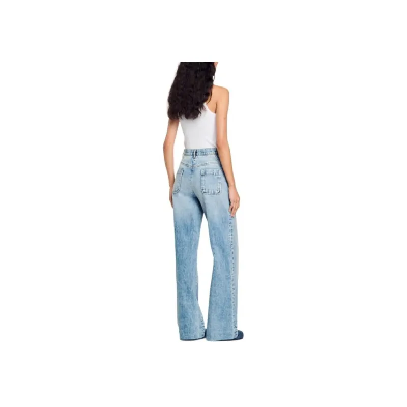 Sandro High rise Straight leg Jeans-3