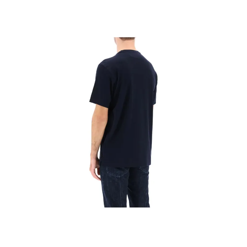 Zzegna T Shirts Men Navy-2