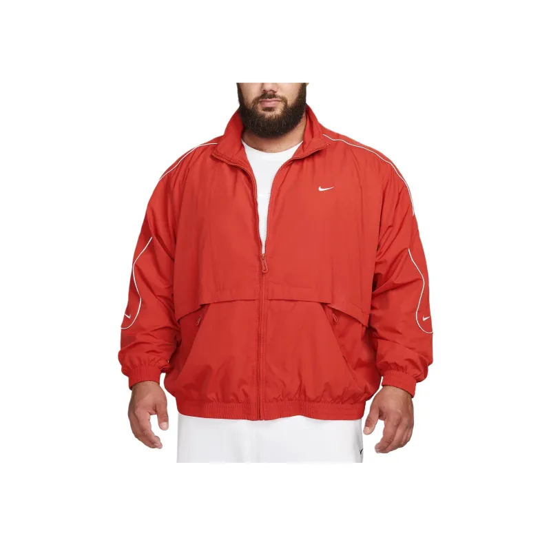 Nike x SOLO Swoosh Jackets Coats Men's Orange-4