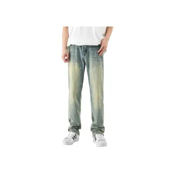 SONGS ALONG Jeans Men's Cyan Antique Blue