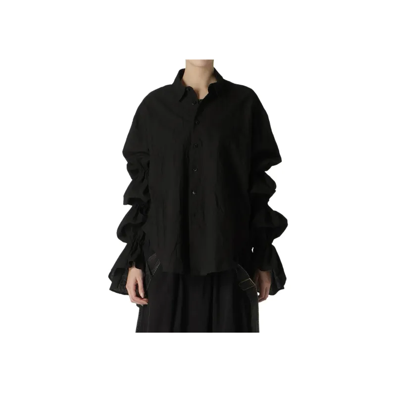 Yohji Yamamoto FW24 Shirt Women's Black-4