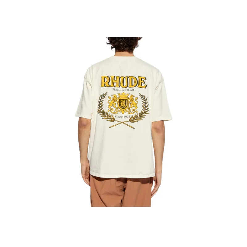 RHUDE Cresta Cigar Cotton T shirt-3