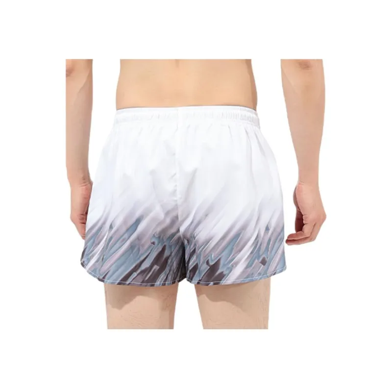 LiNing Swimming Shorts Men's White Blue-1