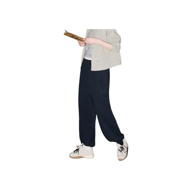 KUHNMARVIN Casual Pants Women's Navy Blue-4