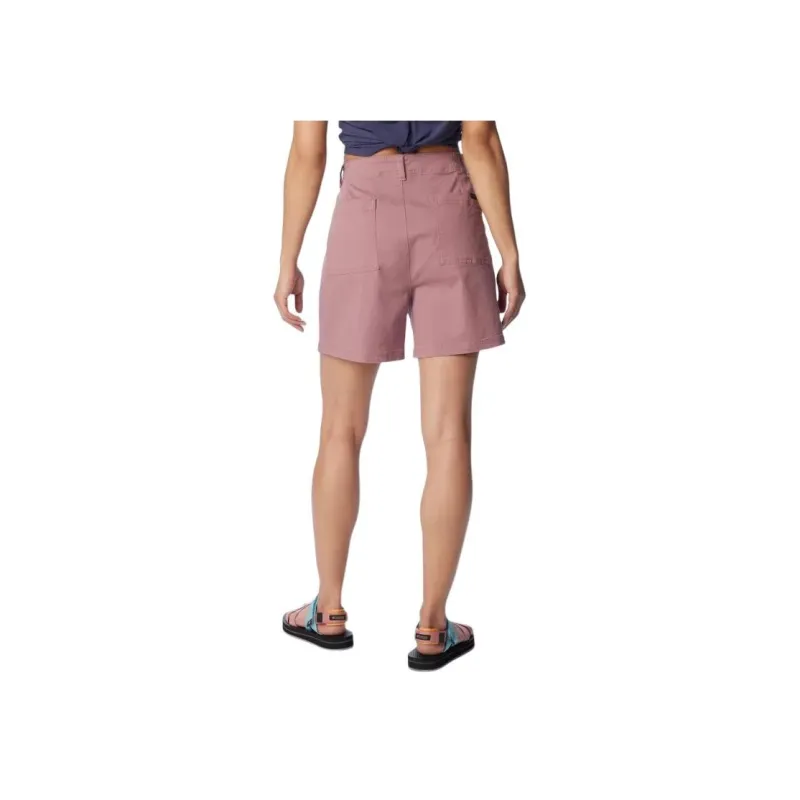 Columbia Calico Basin Calico Basin Casual Shorts Women's Fig Color-1