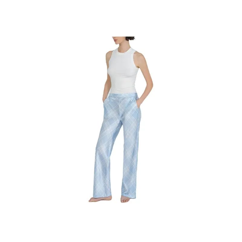 SILKY MIRACLE SS24 Pajama Pants Women's Blue-1
