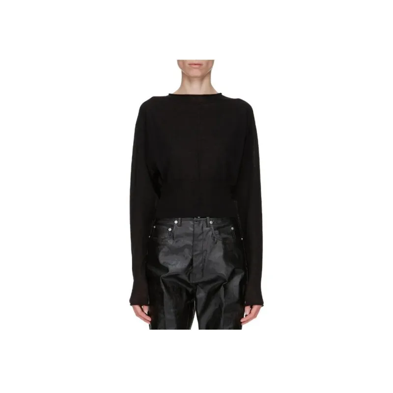 RICK OWENS Hollywood Cropped T Shirt-0