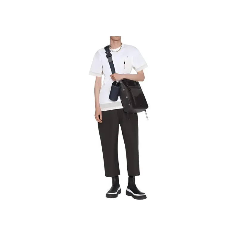 DIOR x Sacai Dior Quarterly New Products Casual Pants Men's Black-2