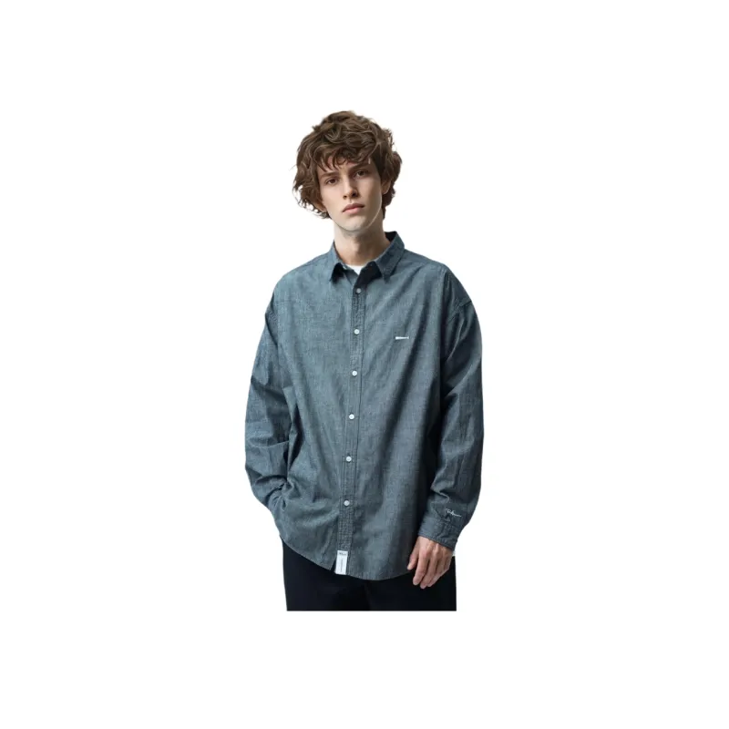 Descendant X Ron Herman Shirts Men Dark Gray-1
