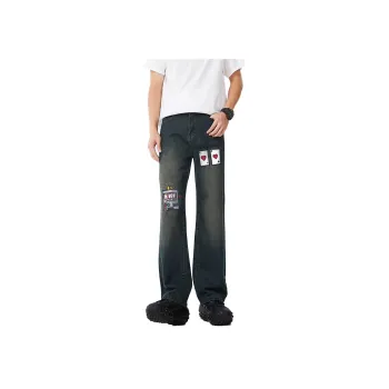 AFTER SCHOOL SPECIAL Jeans Unisex Vintage Blue