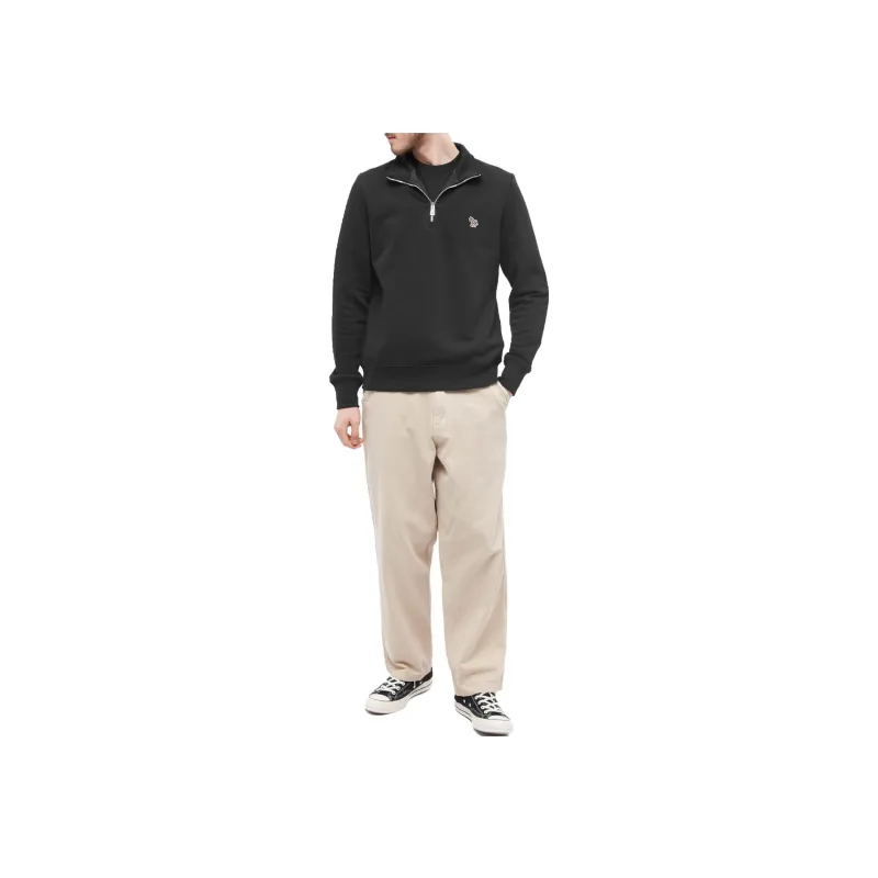 Paul Smith Logo patch Funnel neck Sweatshirt-1