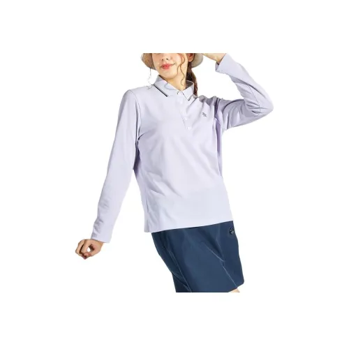 MUNSINGWEAR 퍼플 여성 폴로 셔츠