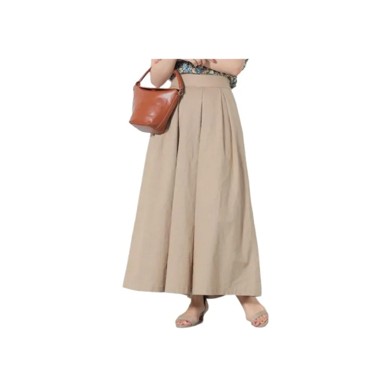 Beams Casual Long Skirt Women's-4