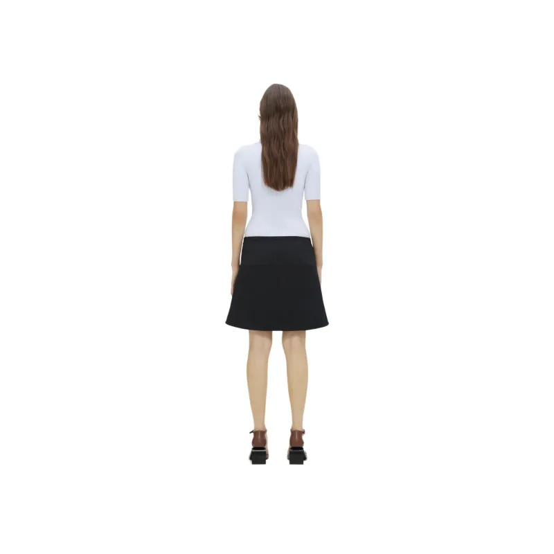 Courrèges Signature Ribbed Polo Top-1