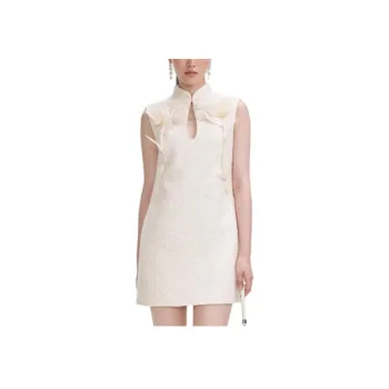 Self portrait Boucle Flower Motif Mini Dress