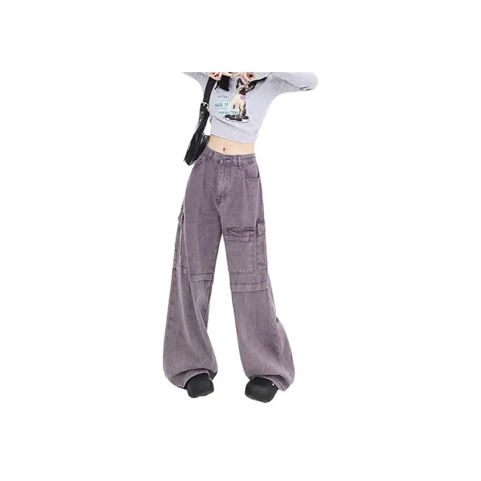 HELEH Jeans Women's Purple Potato Color-0
