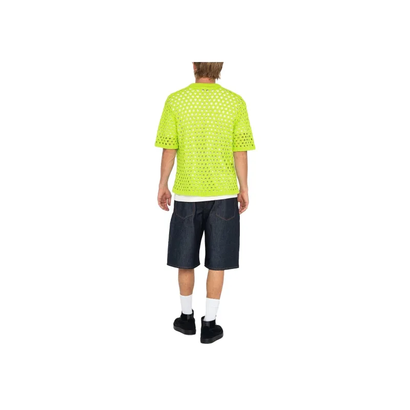 Stussy Big Mesh Polo Sweater-2