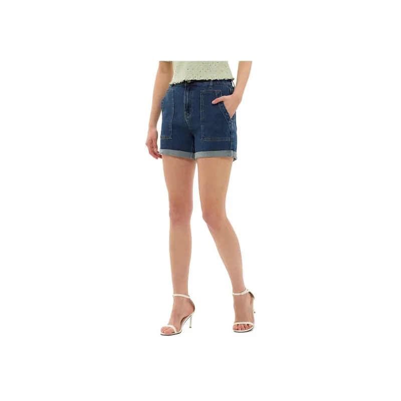 GUESS Denim Shorts Women's Dark Blue-1