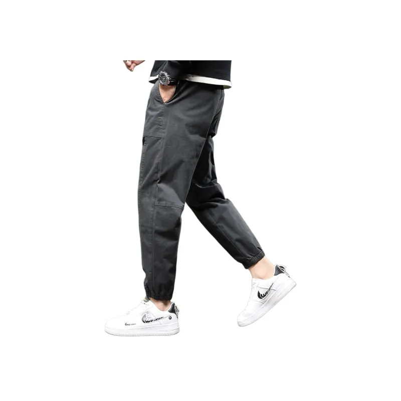 Tonlion Casual Pants Men's Dark Gray-2