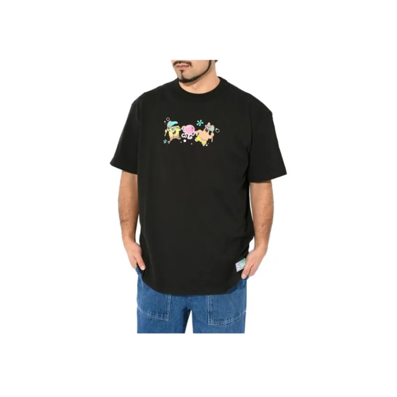 PUMA X SPONGEBOB T Shirts Unisex Black-4