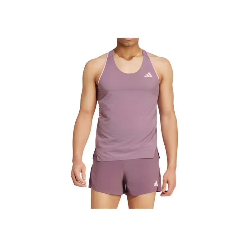 Adidas Free Shipping With AdiClub Adizero Running Singlet-2