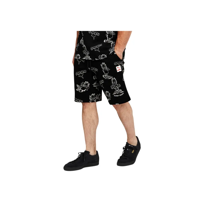 PUMA Casual Shorts Men Black-4