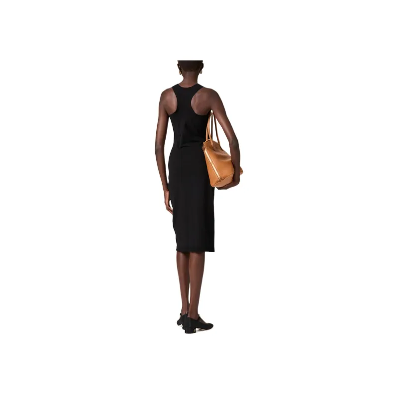 MIU MIU Sleeveless Dress Women's Black-2