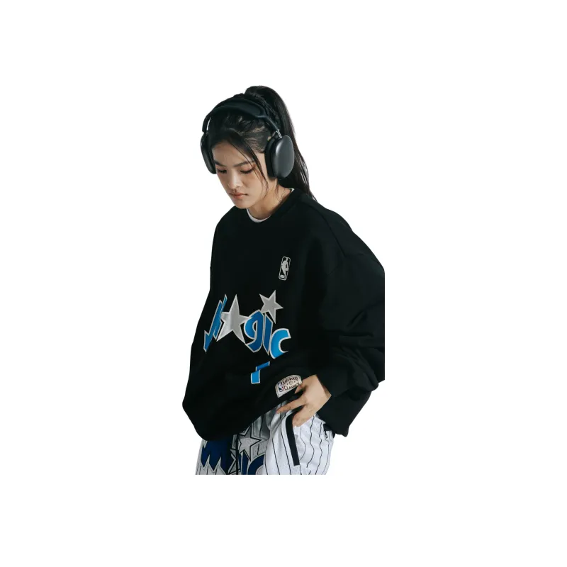 Mitchell Ness Sweatshirts Unisex Black-3