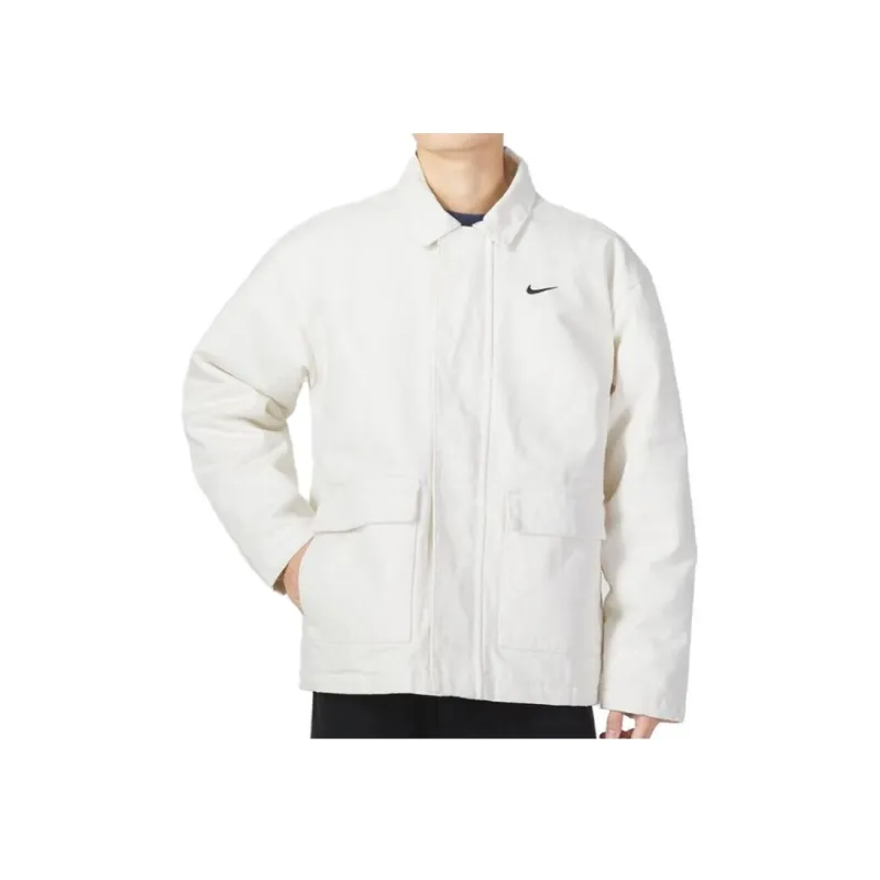 Nike Jackets Men White-3