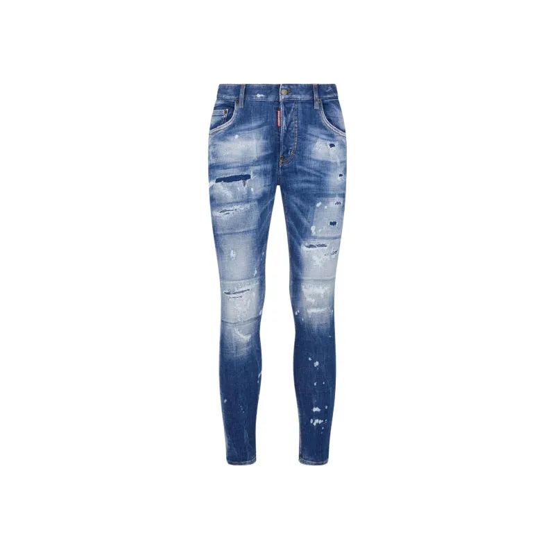 Dsquared2 Distressed Super Twinky Skinny Jeans-0