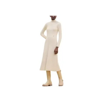 HERMES FW24 Long Sleeved Dresses Women's White