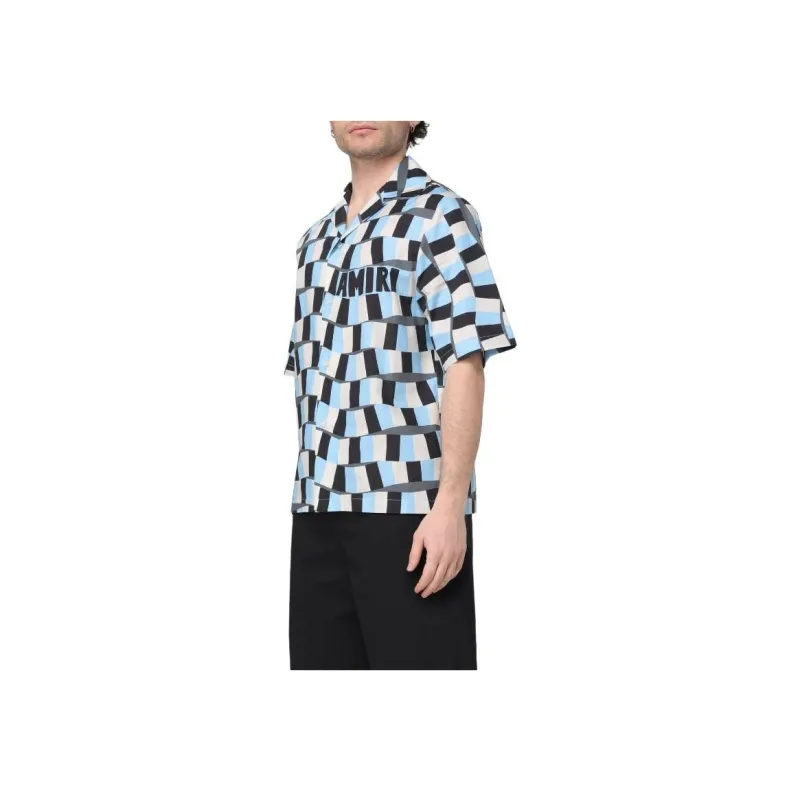 AMIRI Shirts Men Light Blue-2