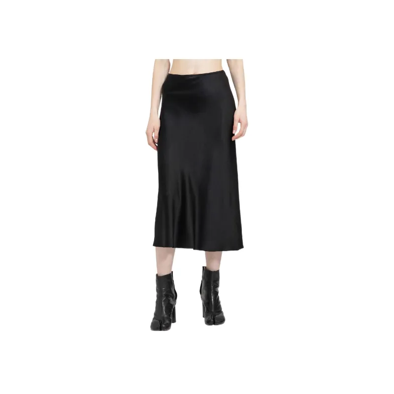 Maison Margiela Satin Midi Skirt-1