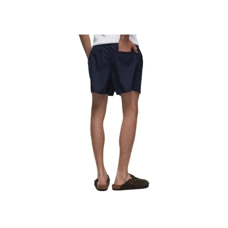 LACOSTE Logo Printed Drawstring Swim Shorts-4