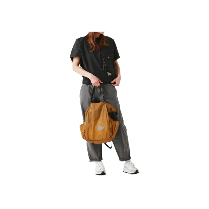 And Wander Nylon Shoulder Bag Crossbody Bag Handbag Men's Brown-4