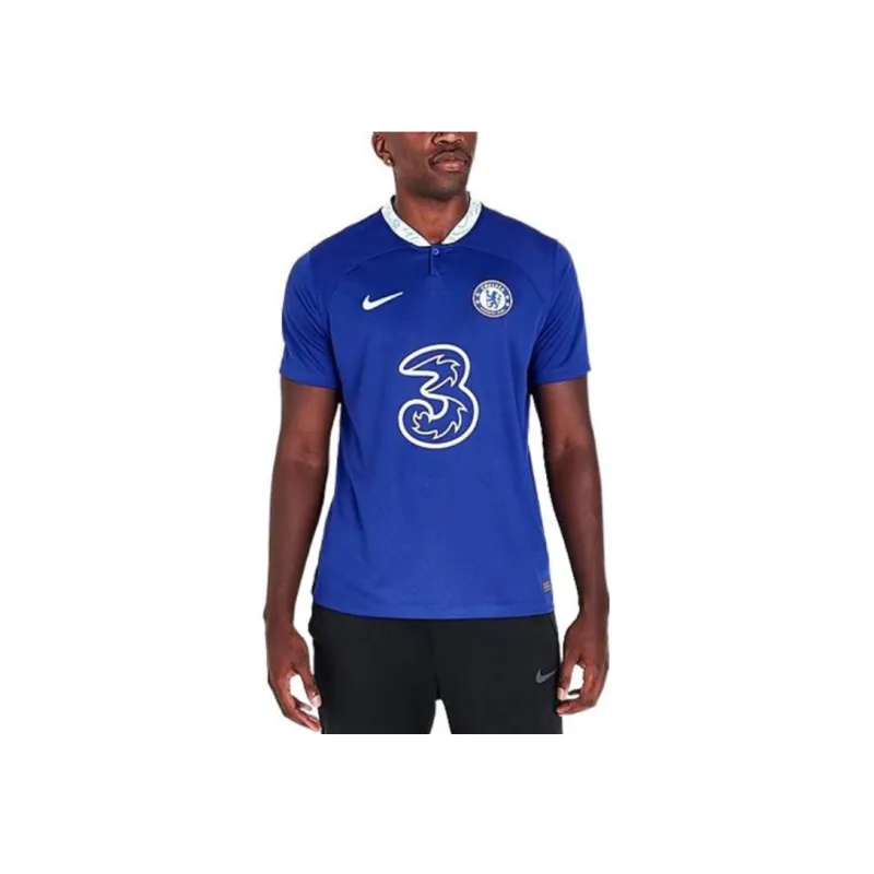 Nike Soccer Jerseys Men Blue-3
