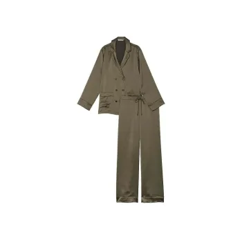 Victoria's Secret Pajama Set Women's Olive Green