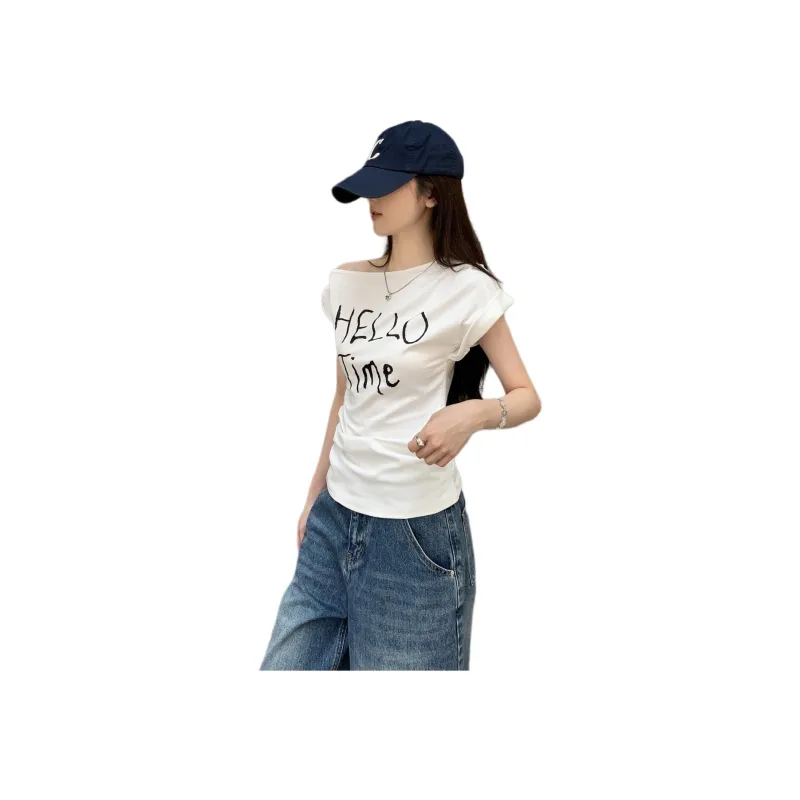 Mu Xiao Xin T Shirts Women's White-6